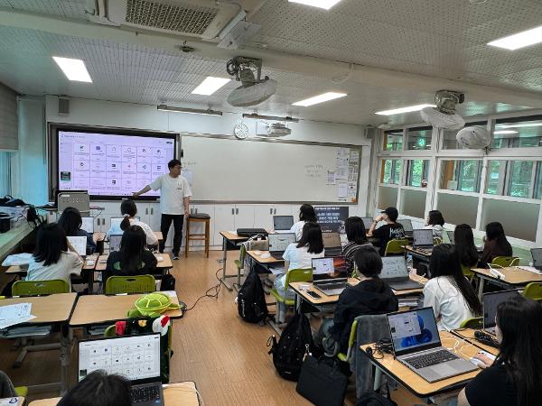교육발전특구「청소년 나노스쿨」지역 중학생과 함께하는 인공지능(AI) 중점 배움 캠프 운영 